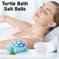 thumbnail image 2 of Turtle Shaped Bath Fizz With Essential Oil Bath Bomb Ocean Toy Bath Salt Ball For Kids Easter, 2 of 8