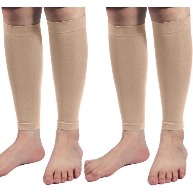 Mangas de compresión para pantorrillas, alivio del dolor de pantorrilla, soporte para la recuperación de pantorrillas, venas varicosas, dolor de espinilla, correr, ciclismo, deportes para hombres y