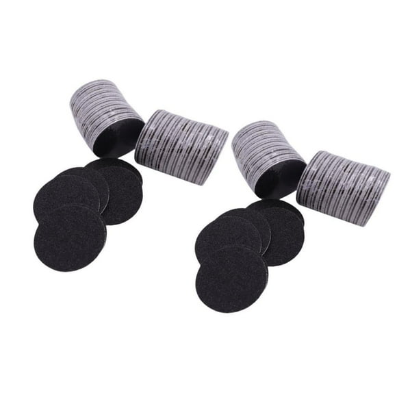 Discos de papel de arena de reemplazo de 120x Puertas de lijado portátiles para dispositivos de molienda de pies de recorte de discos de lijado