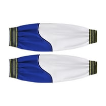 KFFKFF Flame-Resistant Welding Sleeves, Durable Sheepskin & FR Cotton Arm Protection for Men and Women, Heat-Resistant with Elastic Cuffs for Welding, Woodworking, and Blacksmithing