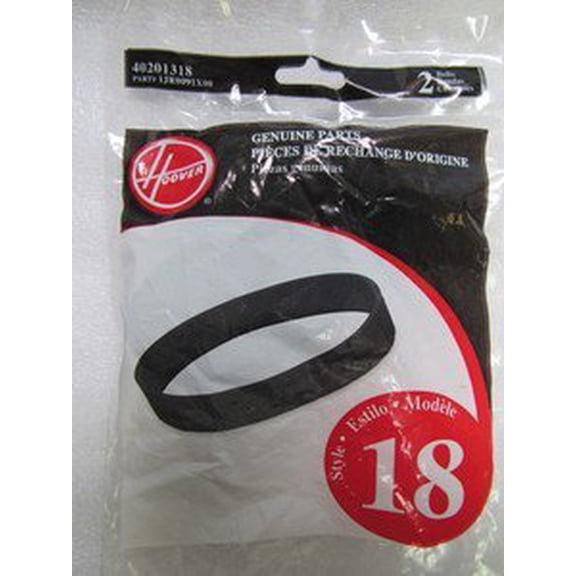 Compatible with Hoover Clean & Light vacuum , Style 18 Belts 2/Pk Part # 40201318