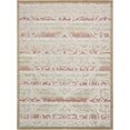 thumbnail image 2 of Unique Loom Modern Collection Striped Vintage Transitional Indoor and Outdoor Flatweave Area Rug, 9 x 12 Feet, Beige/Light Brown, 2 of 10