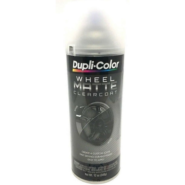 Duplicolor HWP106 Wheel Coating Spray Paint Matte Clear 12 oz