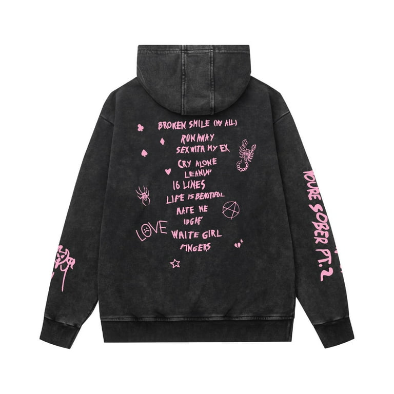 KJCEWSTX Unisex Lil Singer Peep Hoodie vintage Hoodies Sweatshirt