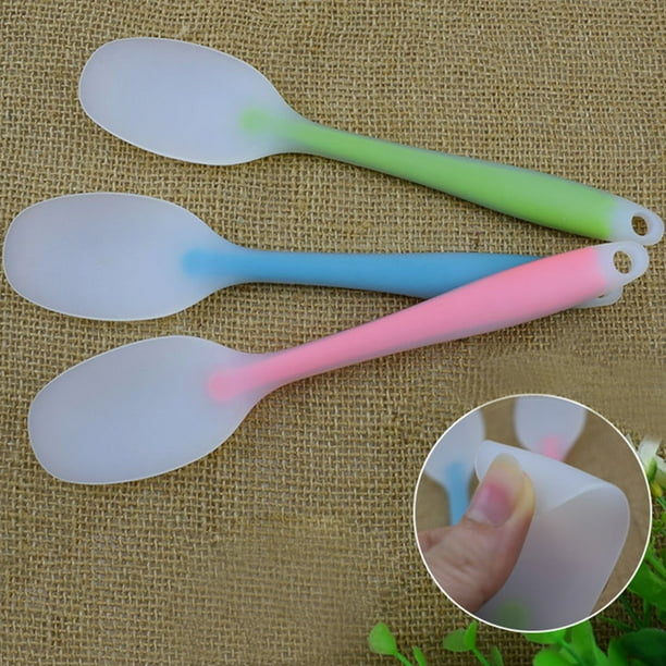 SPRING PARK Silicone Spatulas, Small Rubber Spatula Heat Resistant Non