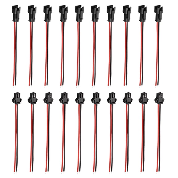 Male to Female 2Pin Breadboard Jumper Wire 2.54mm Pitch Cable 30cm 10 Set