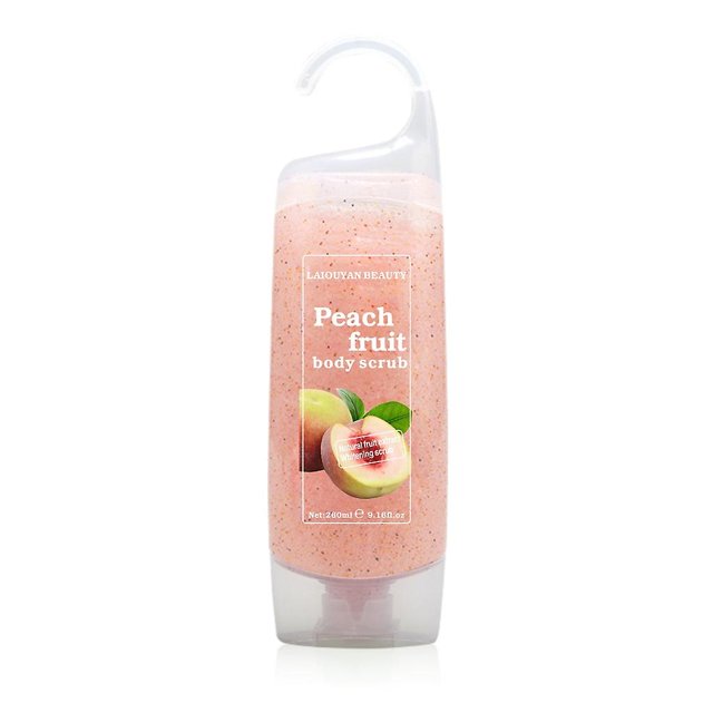 White Exfoliante corporal, limpieza profunda, loción crema blanqueadora que reduce los poros faciales