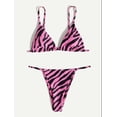 thumbnail image 1 of Traje de baño de 2 piezas para mujer, trajes de baño para mujer, traje de baño de mujer de cintura alta con cordones, bikini, traje de baño de acero con espalda descubierta y abertura, traje de baño p, 1 of 3