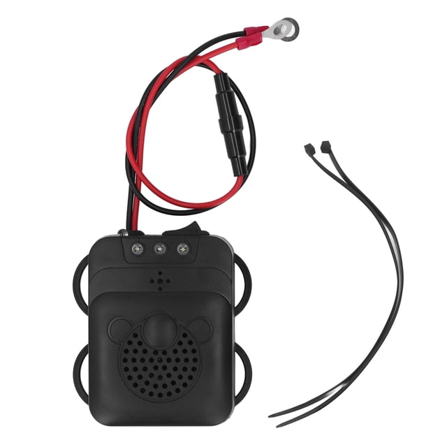 Repelente de ratón ultrasónico, 12V, luz estroboscópica fuerte profesional, repelente de ratón electrónico para coche