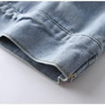 thumbnail image 7 of HOOMEUMY Mens Light Jackets Button Down Casual Cotton Barn Jacket Vintage Military Fall Outwear with Pockets, 7 of 7