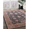thumbnail image 3 of Ahgly Company Machine Washable Indoor Square Industrial Modern Silver Pink Area Rugs, 7' Square, 3 of 7