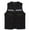 Black, variant on Hvyesh Plus Size Safety Vest for Men and Women Zipper Up Activity Event Waistcoat Lightweigh Work Gilet