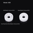 thumbnail image 2 of 606 Full Ceramic Bearing 6x17x6mm Deep Groove Miniature Ball Bearing Zirconia (ZrO2), 2 of 5