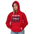 thumbnail image 3 of Fitness? Pizza! Gym Workout Exercise Unisex Plus Size Hoodie Brisco Brands 5X, 3 of 6