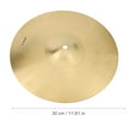 thumbnail image 4 of Yosoo Tambour Cymbale, 12in Durable Cuivre Cymbale Instrument de Musique Accessoire pour Batterie, 4 of 5