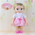 thumbnail image 2 of Vestido de muñeca de niña de 16 pulgadas Mni Floral con Braga Ropas para Renacidas 39cm Magideal Vestido de muñeca de niña de 16 pulgadas, 2 of 7