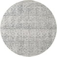 thumbnail image 1 of Ahgly Company Indoor Round Mid-Century Modern Granite Gray Oriental Area Rugs, 5' Round, 1 of 6