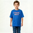 thumbnail image 2 of Boys Graphic T-Shirt Costa Rica Country Pride Retro Typography Kids Tees 100% Cotton Tops Ages 4-13Y, 2 of 4