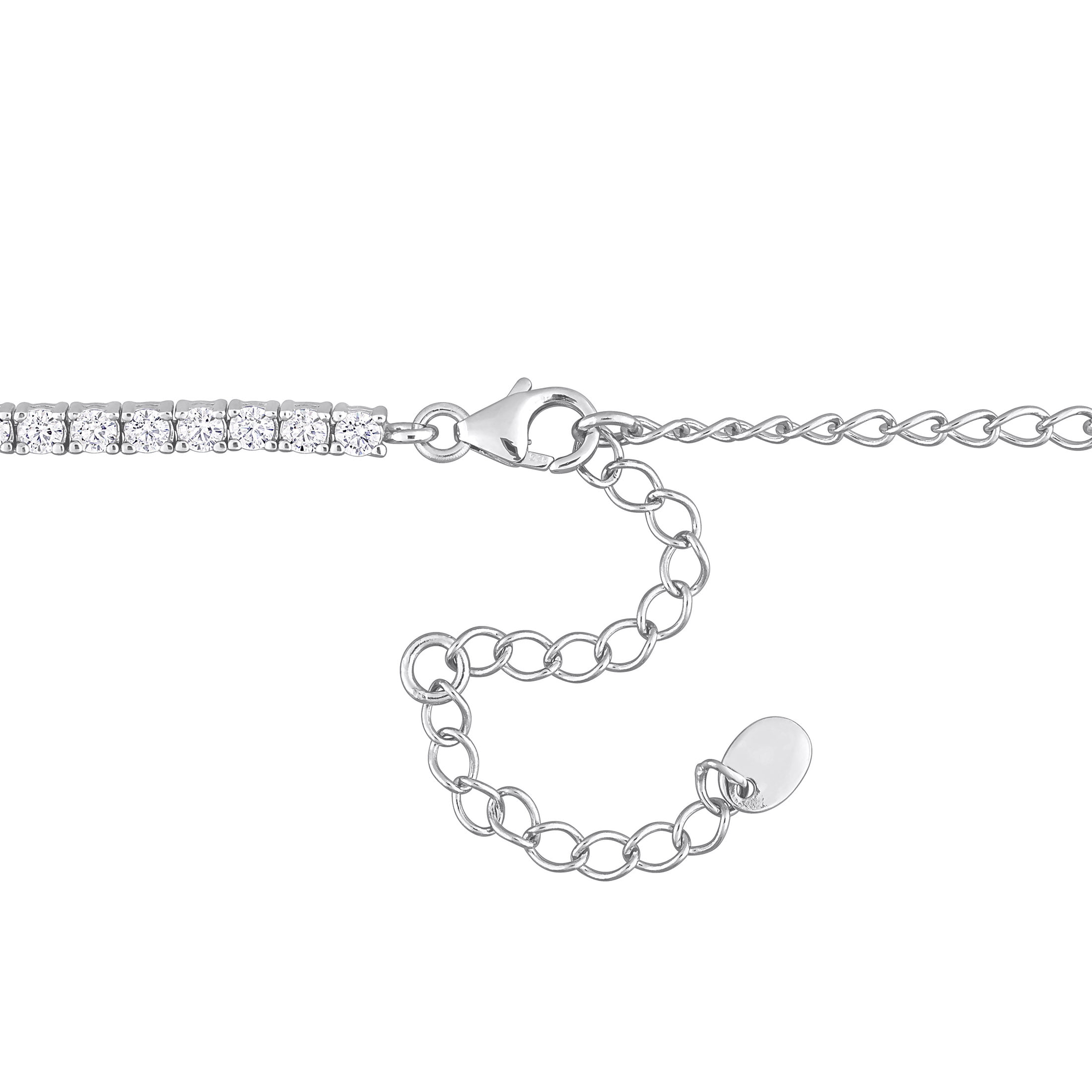 SuperJeweler 2 Carat Diamond Tennis Necklace, 16 Inches For Women -  Walmart.com