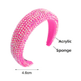 thumbnail image 2 of Women's Sparkling Crystal Padded Rhinestone Wide Bejeweled Hair Headband Party Hairband Hair Accessories, 2 of 5