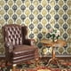 thumbnail image 3 of 1 Roll, European Flower Self-adhesive Wallpaper Room Backdrop Wall Decoration Instant Sticker PVC Wallpaper For Living Room Dormitory Fireplace Background 17.71in*118.11in Home Decor, 3 of 5