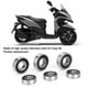 thumbnail image 3 of Qiilu Kit de Reconstrucción de Caja de Cambios Juego de Cojinetes de Caja de Cambios de Transmisión para Accesorio de Reparación de Scooter GY6 50 / 80cc ANGGREK Otros, 3 of 8