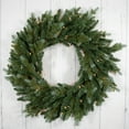 thumbnail image 5 of Northlight Pre-Lit Blue Spruce Artificial Christmas Wreath with Clear Lights, 5 of 8