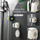 thumbnail image 2 of Soporte para cabezal de ducha autoadhesivo, soporte de ducha ajustable para ducha de mano, soporte de ducha impermeable, soporte para brazo de ducha montado en la pared con gancho para murciélago, 2 of 4
