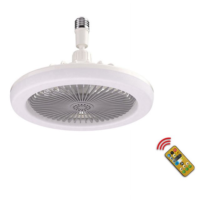 Ventiladores de techo de 2 piezas con control remoto y lámpara de luz Ventilador A