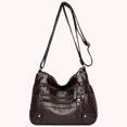 thumbnail image 4 of Bolso de hombro a la moda para mujer bolso bandolera con cremallera y múltiples bolsillos bolsos Vintage para mujer, 4 of 8