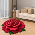 thumbnail image 6 of Luxury Floral Area Rug with 3D Visual Effect, Non-Slip Backing, Soft Crystal Velvet, Ideal for Living Room, Bedroom, Dining Room, Home, and Office Floor Mat, 6 of 6