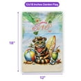 thumbnail image 5 of Manx Hello Summer with Sunglasses and Surfboard Tropical Vibes Garden Flag 12x18in Double Sided Cat Lover Kitten Owner Gifts Outdoor Decor - 00007, 5 of 5
