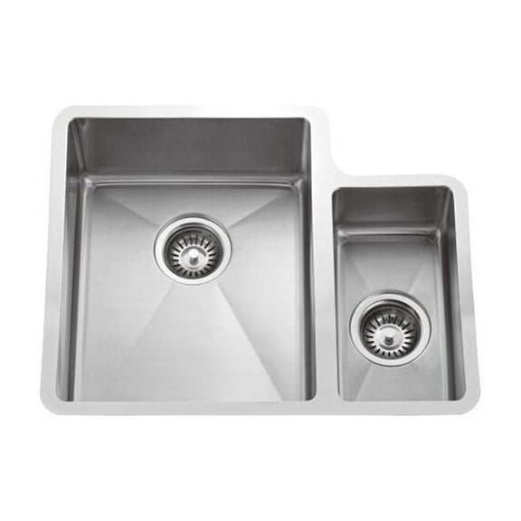 BarclayFennel 23" Double Bowl Stainless