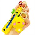 thumbnail image 1 of Cute Boy Girl Animal Keychains Sprouting on Head Cartoon Animal Bag Pendant Car Key Pendant Kawaii Backpack Charms Cartoon, 1 of 5