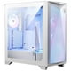 thumbnail image 2 of Gabinete Gamer MSI MPG GUNGNIR 300R AIRFLOW WHITE E-ATX Media Torre 4 Fan Cristal Templado USB-C ARGB Blanco, 2 of 6