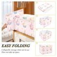 thumbnail image 4 of Pastel Colored Cupcakes Birthday Foldable Storage Bin with Lid and Handle Collapsible Storage Box 16.5 x 12.6 x 11.8 inches, 4 of 7