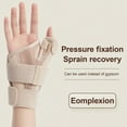 thumbnail image 6 of Wrist Support Splint with Fastener Tape Breathable Extra Soft Adjustable Thumb Support Wrist Protector for Tendonitis Arthritis-Beige, 6 of 8