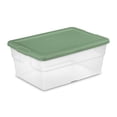 thumbnail image 1 of Sterilite Bacs de Rangement en Plastique de 16 Pintes avec Couvercle, (2 Pack), 1 of 6