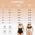 thumbnail image 2 of COMFREE Shapewear Bodysuit for Women Tummy Control Body Shaper Waist Trainer Full Body Shaper Compression Thong Bodysuit, 2 of 4