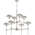 thumbnail image 5 of Kohler Lighting 27951-Ch08 Vorleigh 26" Wide 8 Light Adjustable Dome Chandelier - Nickel, 5 of 7