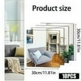 thumbnail image 3 of 10pcs 12in Flexible Mirror Sheets Self-Adhesive Plastic Mirror Tiles Non-Glass Mirror Sticker,Ultra-Thin Flexible Mirror Sheets for Bedroom Closet Bathroom, 3 of 11