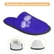 thumbnail image 3 of Fotbe Darkblue Pantuflas Peludas para Mujer con Estampado, Zapatillas de Peluche, Zapatos de Invierno para Casa, Uso Interior y Exterior-Large, 3 of 8