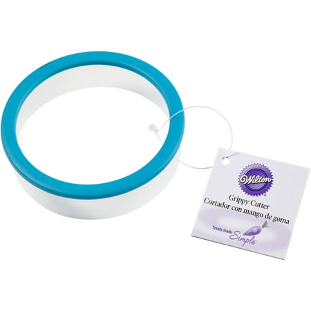 - (2 Pack) Wilton Circle Round Grippy Plastic Cookie Cutter