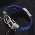 thumbnail image 4 of Qarigey trenzada personalizable que añade un toque personal, pulseras para hombres, brazaletes para mujeres, significativo y memorable Ropa, zapatos y accesorios Miscelánea azul, 4 of 6