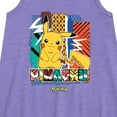 thumbnail image 2 of Pokémon - Pikachu Summer Pattern - Youth Girls A-line Dress, 2 of 4