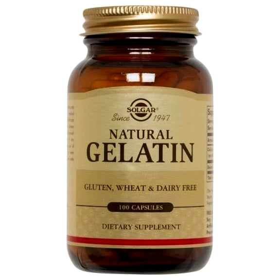 Solgar Natural Gelatin Capsules, 100 Ct