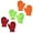 ZB-G, variant on Kids Snow Gloves Knit Gloves Winter Warm Children's Gloves Monochrome Screen Gloves Travel And Ride Red Size,One Size