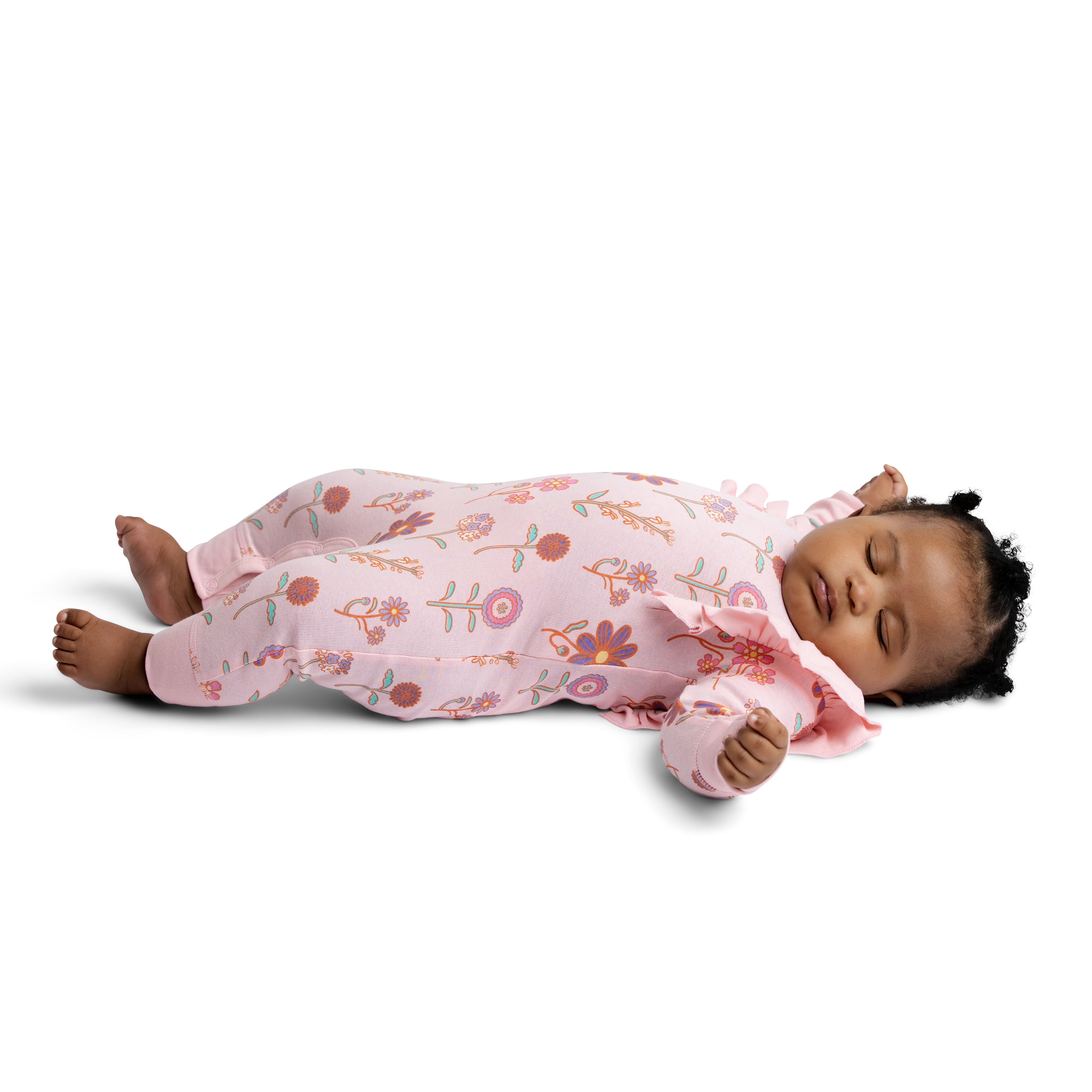 M+A by Monica + Andy, Organic Cotton Double Ruffle Romper, Sizes Newborn - 18-24 Months