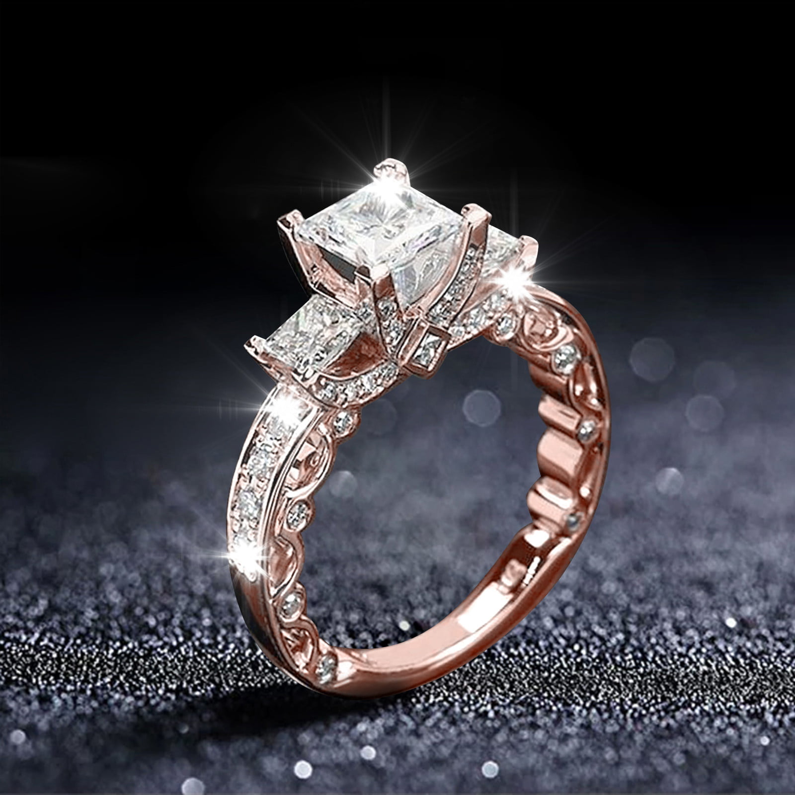 Valentines Day Gifts Ring for Women Diamond Popular Exquisite Simple Fashion  Jewelry Popular Accessories Women's Ring Gifts for Women - Walmart.com