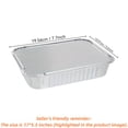 thumbnail image 3 of 30/100Pcs Disposable Foil Pans Set with Cardboard Lids, 9×6.8in/7.7×5.5in Dual-Size Foil Trays, Baking Freezing Takeout Air Fryer Liners, Valentine's Day Kitchen Essentials, 3 of 13